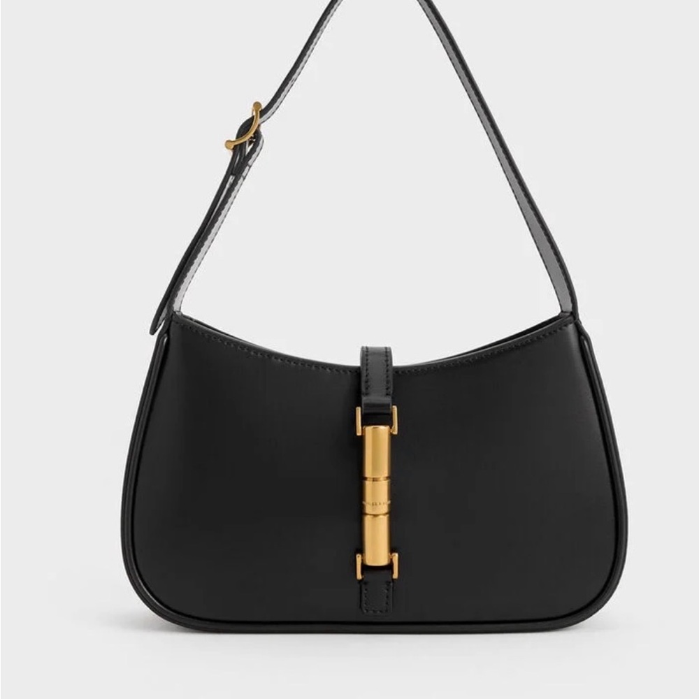 Charles & Keith Black Shoulder Bag
